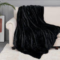 StangH Fleece Blanket Throw for Bed Couch, Super Soft Fuzzy Dog Blanket, Warm Cozy Plush Microfiber Throw Blankets for Babies/Gifts, (Twin Size 60 x 80, Black)
