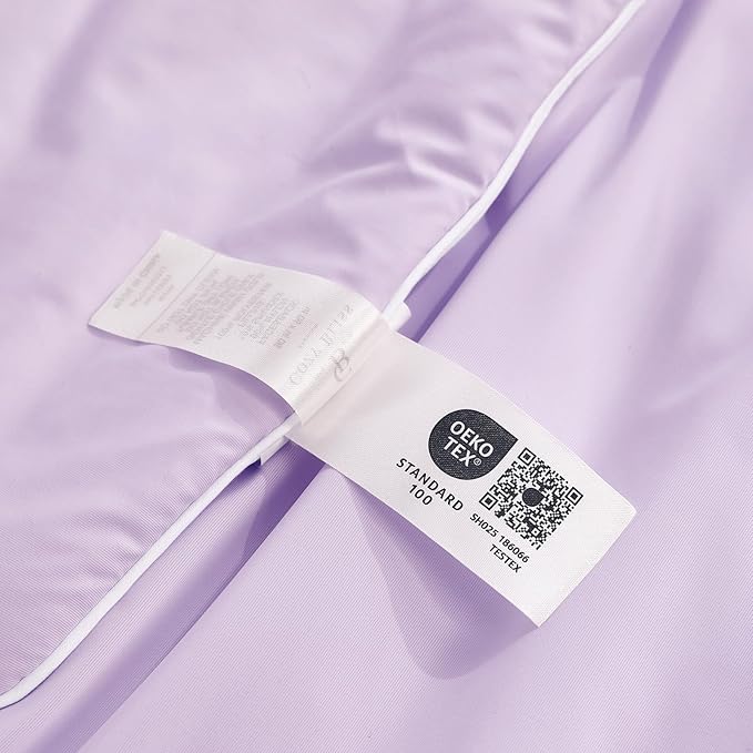 Cozy Bliss Cooling Comforter King Size, Cooling Blankets for Hot Sleepers and Night Sweats, Purple Summer Comforter for King Size Bed, Breathable Soft Lightweight Silk Smooth