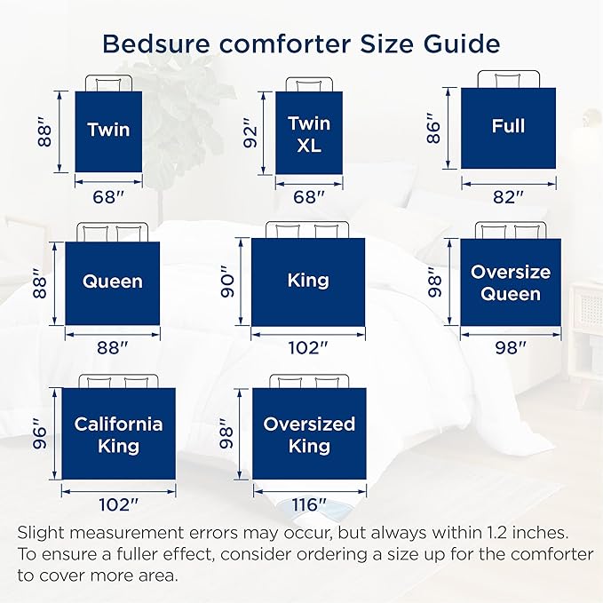 Bedsure Comforter Duvet Insert - Quilted Comforters Queen Size, All Season Duvet, GentleSoft Down Alternative Bedding, with 8 Tabs, Gifts for Women/Men, White, Queen 88 x 88 Inches