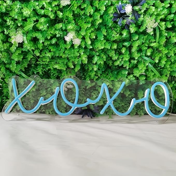 Ulalaza Neon Light Sign LED XOXO Night Lights USB Operated Decorative Marquee Sign Bar Pub Store Club Garage Home Party Decor