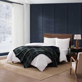 Tommy Hilfiger - Blanket, Ultra-Soft Plush Throw Blanket for Bed or Couch, Cozy Bedding with Solid Reverse & Tailored Hem, Medium Weight for Year Round Comfort (Edinburgh Tartan Blue, 50" x 70")