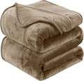 Soft King Size Blanket for All Season Warm Fuzzy Microplush Lightweight Thermal Fleece Summer Autumn Fall Winter Spring Blankets for King Calking Bed Couch Sofa,90x108 Inches,Taupe