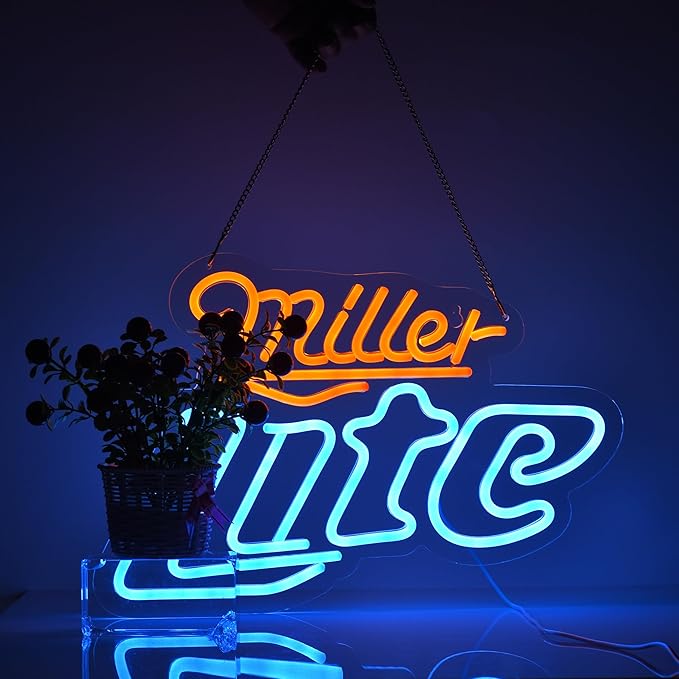 Beer Neon Sign for Bar Wall Décor Dimmable LED Lite Neon Signs USB Powered Neon Art Signs for Pub Store Man Cave Party Decor
