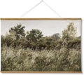 ARPEOTCY Extra Large Vintage Framed Wall Art, 36x54 Inch Farmhouse Retro Meadow Landscape Hanging Framed Canvas Wall Art, Large Rustic Home Decor for Living Room Office Bedroom Above of Bed