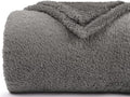 Plush Fleece Throw Blanket for Couch and Bed, Fluffy Fuzzy Cozy Lightweight Soft Blankets All Season Use (40x50 Inches,Grey)