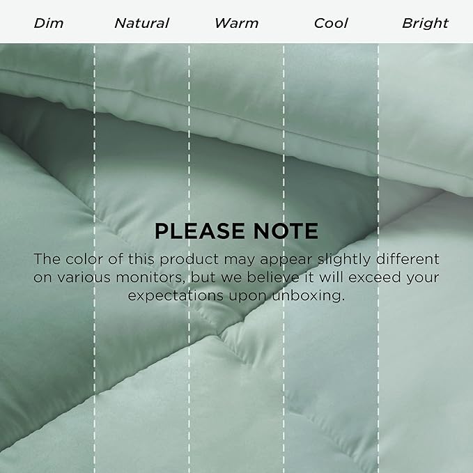Bedsure Comforter Duvet Insert - Quilted Comforters Twin XL Size, All Season Duvet, GentleSoft Down Alternative Bedding Blanket, with 8 Tabs, Gifts for Women/Men, Sage Green, Twin XL 92 x 68 Inches
