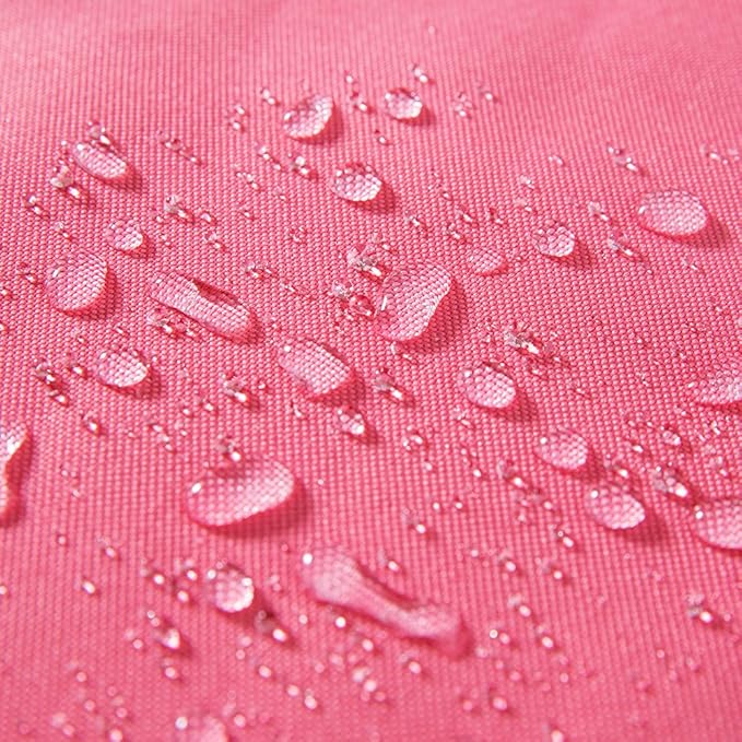 MIULEE Pack of 2 Decorative Outdoor Waterproof Pillow Covers Square Garden Cushion Sham Throw Pillowcase Shell for Spring Valentine's Day Patio Tent Couch 18x18 Inch Pink