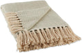 DII Chevron Throw Collection Handloomed Cotton, 50x60, Artichoke