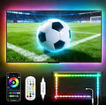 Daymeet LED Lights for TV, 23ft TV LED Lights for 75-100 inch,RGBICW TV Backlight Behind,USB Led Light Strip for Color Changing Music Sync Bluetooth APP Control for Bedroom