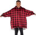 Bare Home Wearable Blanket Hoodie - Soft Plush Sherpa - Warm and Cozy - Oversized Wearable Blanket - Adult & Kid Sizes