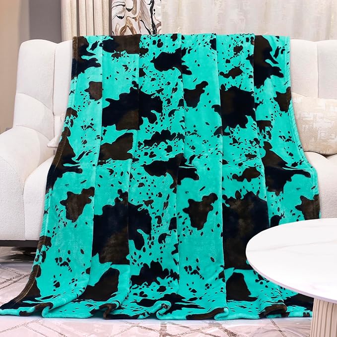 Teal Throw Blanket for Bed King Size, Extra Large Soft Warm Turquoise King Fleece Throw Blanket for Bedroom Livingroom,Cozy Gifts for Women Men 90x108inches