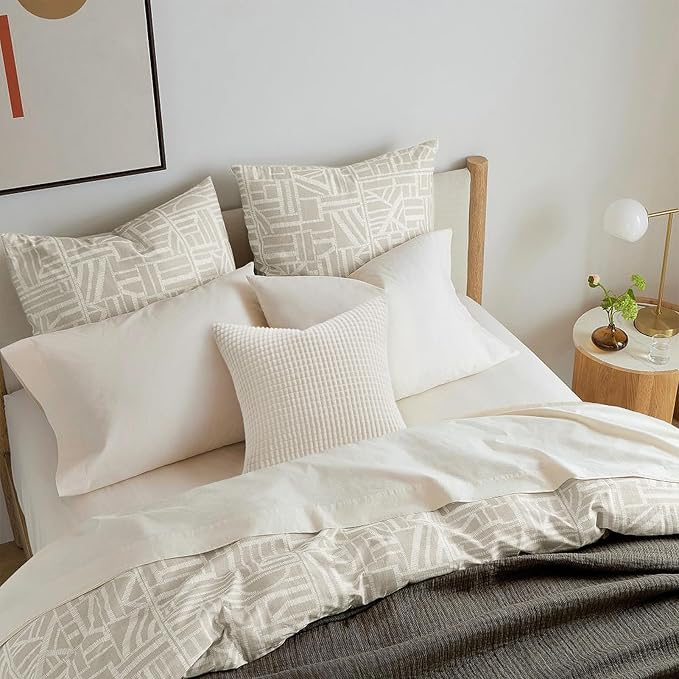 Topfinel Cream White Decorative Throw Pillow Covers 18x18 Inch Set of 4 for Living Room Couch Bed Sofa, Boho Natural Farmhouse Home Decor, Soft Plush Corduroy Cute Square Beige Cushion Case 45x45 cm