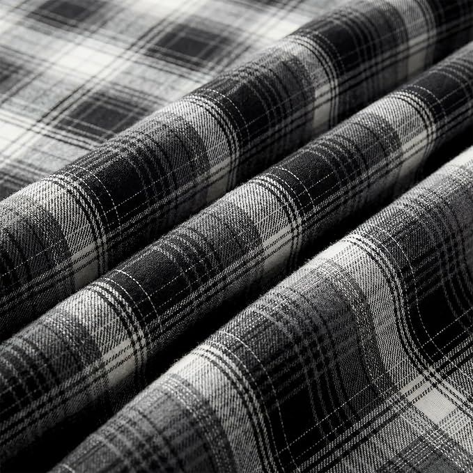 Horaldaily Black Grey Farmhouse Plaid Decorative Blanket Throw, Halloween Rustic Soft Lightweight Blanket for Couch Sofa Bed Lounging Decoration, Ideal Gifts for Kids Adults Self, 50x60