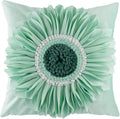 OiseauVoler 3D Sunflower Throw Pillow Cover Decorative Handmade Cushion Cover Case for Home Sofa Car Bed Room Decor 18 x 18 Inch
