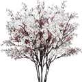 Mandy's White Artificial Baby’s Breath Flowers 6 Bundles Silk Gypsophila, 18.5 Inch European Style Modern Home Decor Centerpiece, Neutral Wedding Flower Arrangements