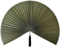 Chicvillage Bamboo Wall Fan Decor - 47” Handmade Woven Bamboo Wall Hanging Fan, Large Japanese Fan Wall Decor for Above Bed, Boho Natural Asian Wall Art, Lightweight & Easy to Hang, Green