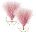 Pretty Jolly Boho Wall Art, Hanging Artificial Pampas Display, 2 Pack Gold for Living Room, Bedroom, Bathroom, Dining Room