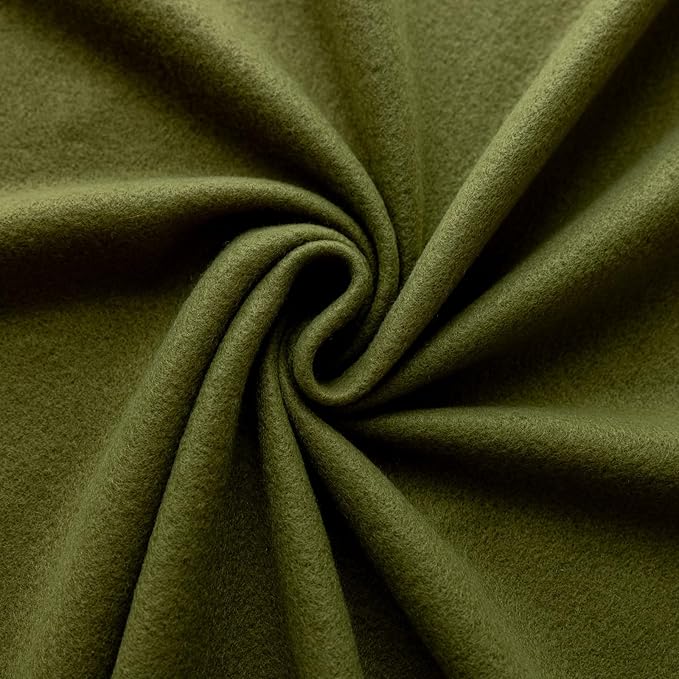 CAI TENG Fleece Throw Blankets Lightweight Warm Soft Cozy Dog Blanket Bulk 6 Pack Fleece Blanket Solid for Home, Bed, Sofa, Dorm, Office, Gifts, Outdoor Olive Green 50 x 60 inch
