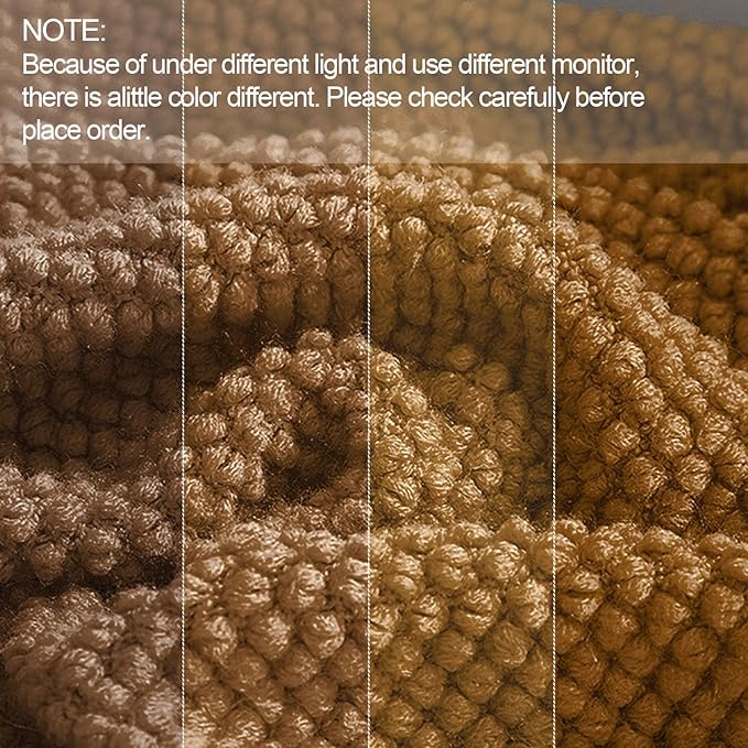 LOMAO Knitted Throw Blanket with Tassels Bubble Textured Soft Blanket Lightweight Warm Throws for Couch Cover Home Decor (Khaki, 50x60)