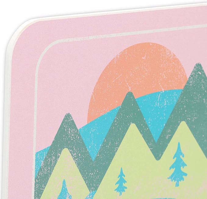 Mattel Barbie Sunrise to Sunset Wood Wall Decor - Fun Barbie Wall Art for Bedroom or Playroom