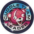 Fortnite Cuddle Team Leader Metal Wall Decor - Fun Fortnite Sign for Bedroom or Game Room