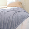 K.Garden Sherpa Fleece Throw Blanket for Couch Sofa, Super Soft Cozy Fuzzy Plush Blankets Fleece Thick Warm Blanket for Winter Reversible Thick Warm Blanket for Bed, Sofa, Grey 6080