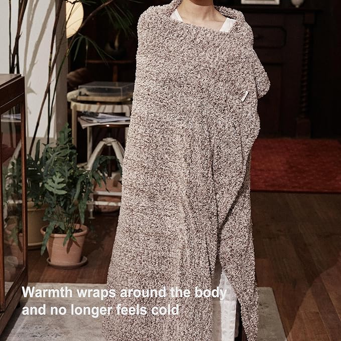 Heated Blanket Electric Throw 50" x 60" -Heated Throw Blanket with 5 Heating Levels & 3 Hours Auto Off,Machine Washable,ETL & FCC Certification(Racoon)