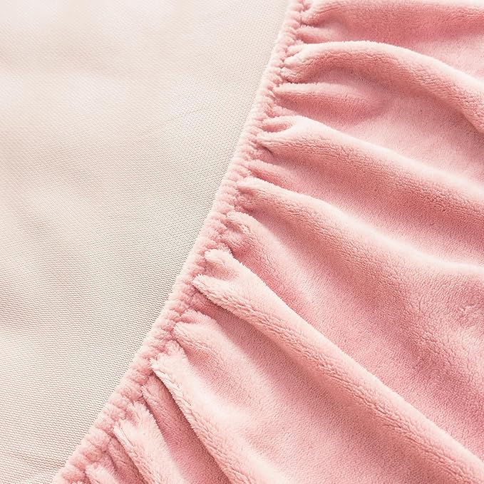 H&D Bedding King Sheet Set 3 Piece Bed Sheets for King Size Bed, Luxury Soft and Breathable Faux Fur, Includes 1 Comfy Bubble Sheet, and 2 Pillowcases