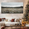 HGUAOA Vintage Framed Floral Landscape Wall Art for Living Room - Large Nature Artwork Above Bed Wall Decor - Farmhouse Mountain Pictures for Bedroom Wall Decor 20×40IN