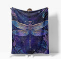 Dragonfly Throw Blanket Soft Warm Cozy Dragonflies Blankets Fuzzy Plush Fleece Dragonfly Blanket Gifts for Couch Bed Sofa Home Decor 40''X50''