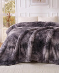 Super Soft Fluffy Faux Fur Sherpa Fleece Blankets Queen Size for Bed, Bedroom Decor Winter Big Blankets Thick Warm, Fuzzy Plush Heavy Bedding Cozy Gifts for Women Men Mom Dad, 90" x 90"