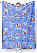 Jay Franco Kids Plush Throw Blanket – Ultra Soft Cozy Plush Fleece for Bed, Couch, Sofa, Home Décor, Official Licensed Huntrix, Purple - Kpop Demon Hunters, 46x60 - Throw Blanket