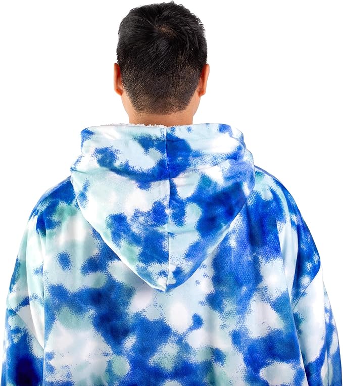 Bare Home Wearable Blanket Hoodie - Soft Plush Sherpa - Warm and Cozy - Oversized Wearable Blanket - Adult & Kid Sizes