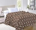 Elegant Comfort Luxury Velvety-Soft Coral Flannel Blanket Micro-Velour Ultra-Softness Fuzzy Plush, King/California King, Chocolate Brown