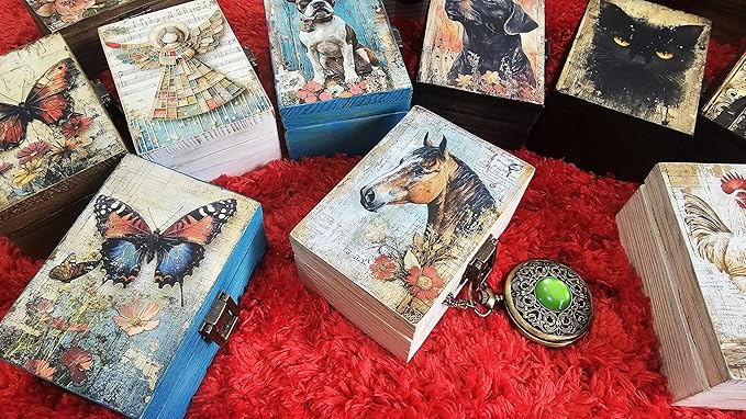 RK Collections Horse Trinket Box Small Jewelry Keepsake Box | Storage Box for Girls Women | Gift Idea, Animal Lover Ornaments for Home Décor (4 x 2.75)