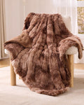 Super Soft Fluffy Faux Fur Throw Blanket for Couch, Fuzzy Sherpa Fleece Cozy Warm Gifts for Women, Room Decor Christmas Plush Thick Throw for Men, Minky Teen Gifts Winter Bedding, 50" x 60"