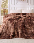 Super Soft Fluffy Faux Fur Sherpa Fleece Blankets Queen Size for Bed, Bedroom Decor Winter Big Blankets Thick Warm, Fuzzy Plush Heavy Bedding Cozy Gifts for Women Men Mom Dad, 90" x 90"