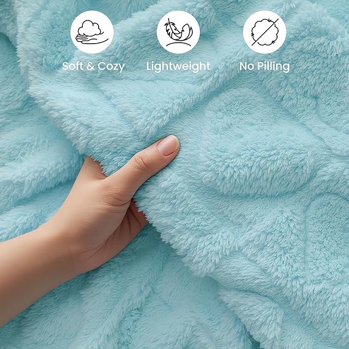 Joiedomi Throw Blanket for Couch, Soft Fleece Blankets Gifts for Women Mom Girls, 280GSM Cozy Cute Soft Throw Home Room Decor Aesthetic Gifts 50x60 Inches