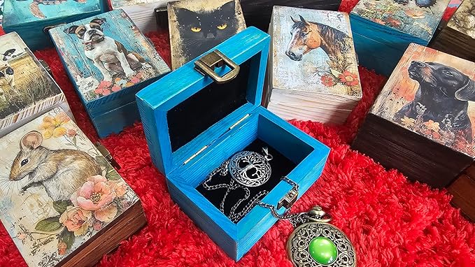 RK Collections Butterfly Trinket Box Small Jewelry Keepsake Box | Storage Box for Girls Women | Gift Idea, Animal Lover Ornaments for Home Décor (4 x 2.75)