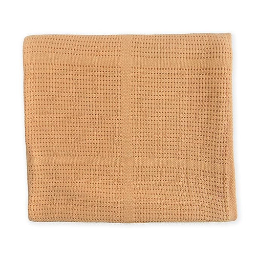 Amazing Baby Cellular Blanket, Premium Cotton Knit, Ultra Soft, Breathable, Cozy Gift for Baby Boys and Girls, Favorite Toddler Blanket, 44 x 44 inches (112 x 112 cm), Butterum