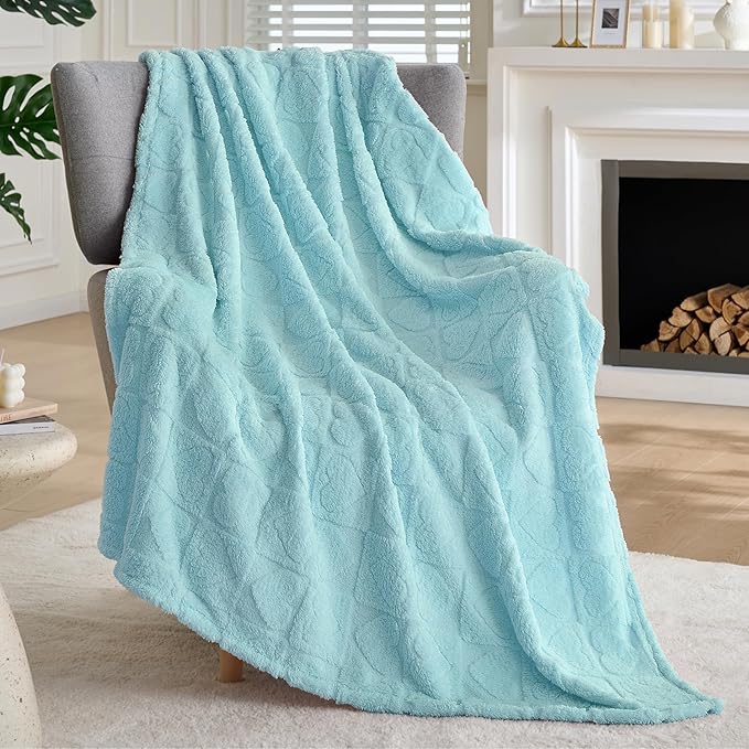 Joiedomi Throw Blanket for Couch, Soft Fleece Blankets Gifts for Women Mom Girls, 280GSM Cozy Cute Soft Throw Home Room Decor Aesthetic Gifts 50x60 Inches