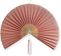 ChumDecor Fan Wall Decor,Japanese Chinese Wall Fans Decor, Boho Hanging Headboard,Decorative Folding Fan for Over Bed Decorations (Redpink, 40inch)