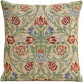 Charlotte Home Furnishings Throw Pillow Covers 16x16 in Single Stem Decorative Couch Pillow Cover Boho Decor European Tapestry Cushion Cases Living Room Cozy Home Decor Jacquard Woven Soft Cotton