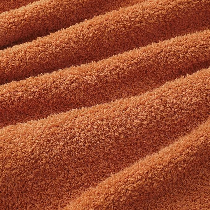 bearberry Super Soft Fluffy Throw Blanket Lightweight Cozy Warm Bed Blankets for Couch Bed Sofa All Season (Caramel, 60”x80”)