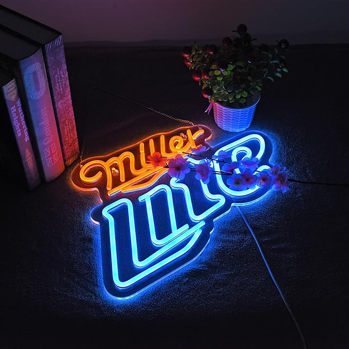 Beer Neon Sign for Bar Wall Décor Dimmable LED Lite Neon Signs USB Powered Neon Art Signs for Pub Store Man Cave Party Decor