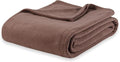 Berkshire Blanket Microfleece Twin Size Bed Blanket Taupe, Lightweight Soft Breathable Plush Micro Fleece Blanket for Bed Couch Sofa, 60x92 Inches