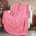 ZHIKU Pink Blanket for Women - Cheetah Print Blanket Pink Gifts for Women Mother Girls Soft Warm Leopard Print Throw Blanket for Birthday Gifts 50"x60"