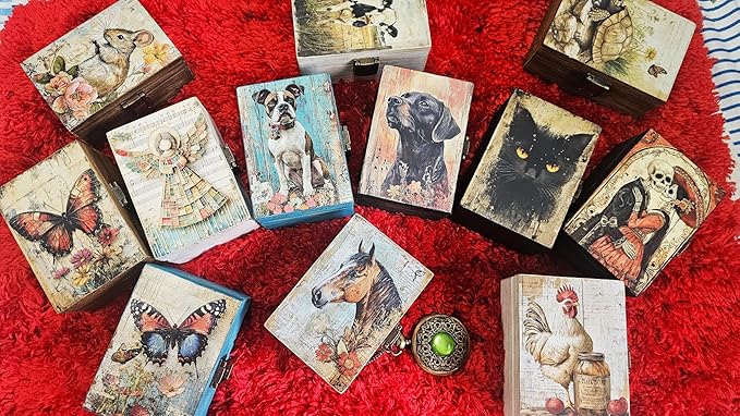 RK Collections Horse Trinket Box Small Jewelry Keepsake Box | Storage Box for Girls Women | Gift Idea, Animal Lover Ornaments for Home Décor (4 x 2.75)