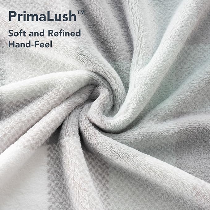 Berkshire Blanket PrimaLush™ Double-Sided Wearable Blanket with Pockets – Ultra Soft Fleece Shawl Wrap for Adults & Teens (One Size, 58" x 64")