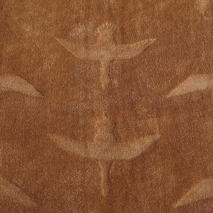 Eddie Bauer - Throw Blanket, Ultra-Soft & Embossed Plush Bedding, Blanket for Couch & Bed (Geese Brown, 50" x 70")